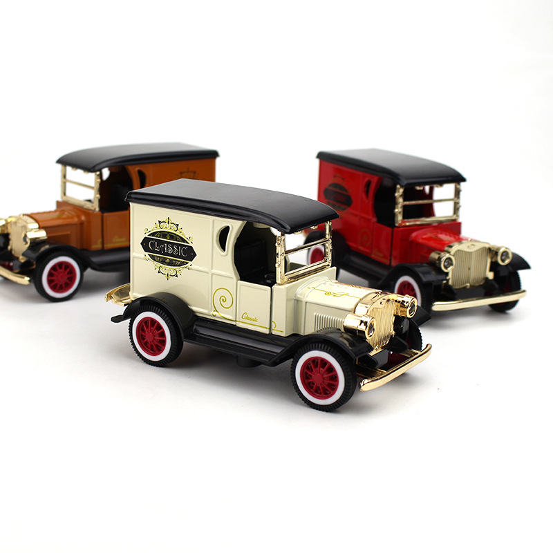 Vintage Collectibles Toys - 1ชิ้นโมเดลรถยนต์อัลลอยด์ย้อนยุครูปรถสไตล์วินเทจรถโลหะฟอร์ดของขวัญสำหรับเด็กผู้ชายของสะสม
