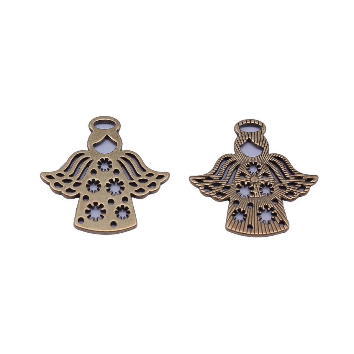 Vintage Collectible Jewelry - จี้รูปเทวดาผู้พิทักษ์ คอลเลคชั่นเครื่องรางนำโชค สำหรับทำสร้อยข้อมือ สร้อยคอ DIY อุปกรณ์ทำเครื่องประดับ