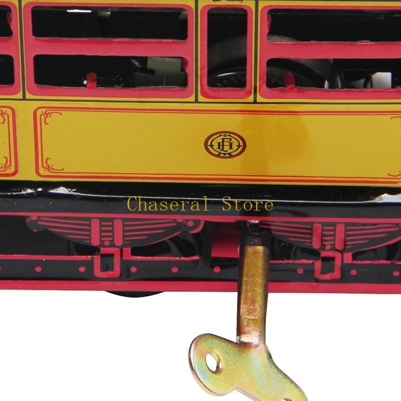 Vintage Collectibles Toys - E7ce ย้อนยุคลมขึ้นรถบัสบัสรถบัส Clockwork Streetcar Toy Vintage