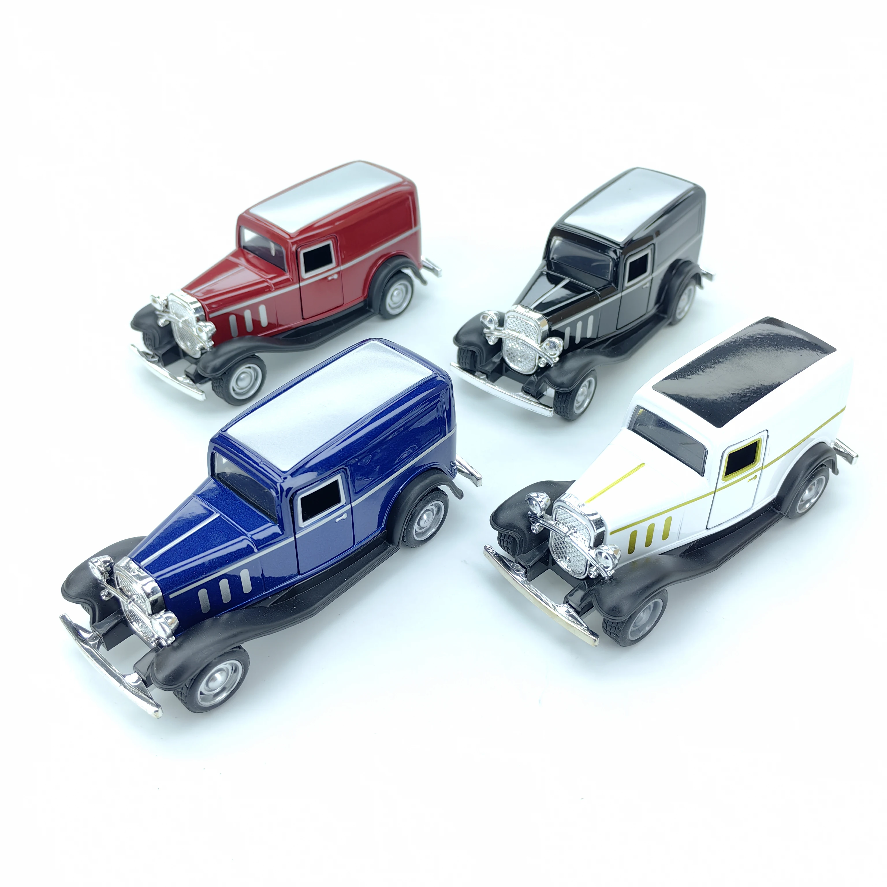 Vintage Collectibles Toys - รถของเล่นโลหะผสมย้อนยุค รุ่นสะสม ของตกแต่งรถโบราณ ของเล่นโลหะสำหรับเด็กผู้ชาย
