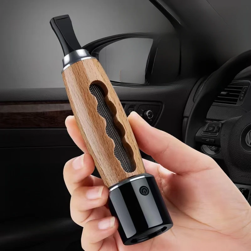 Vintage Collectible Lighters - Vintage Wood Grain Creative USB ทังสเตนคอยล์ไฟแช็กรถแบบพกพา
