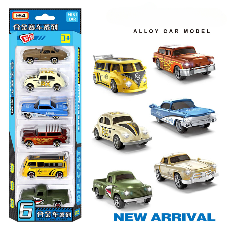 1:64 Alloy Retro Racing รถ 6 ช - Vintage Collectibles Toys บทวิจารณ์และราคา