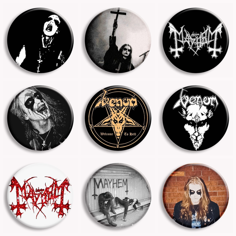 Rock Mayhem Band นุ่มปุ่ม Pin  - Vintage Collectible Jewelry บทวิจารณ์และราคา