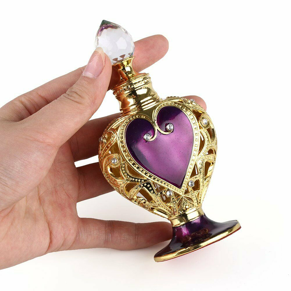 ขวดน้ำหอมคริสตัลหรูหรา รูปทรงม - Vintage Collectible Perfume Bottles บทวิจารณ์และราคา