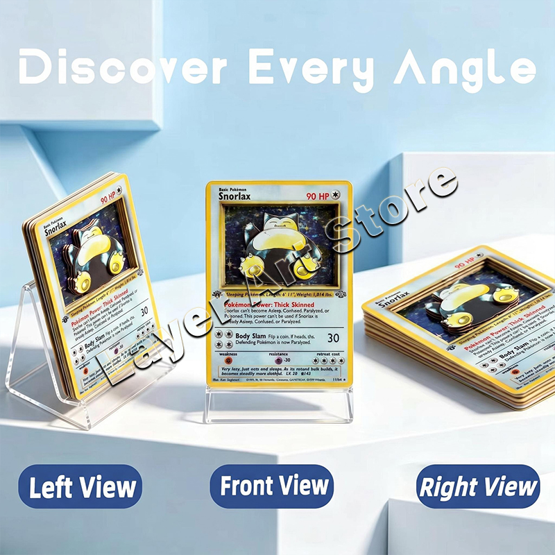 การ์ดโปเกมอน 3 มิติ แบบซ้อนทับ - Vintage Pokemon Collectible บทวิจารณ์และราคา