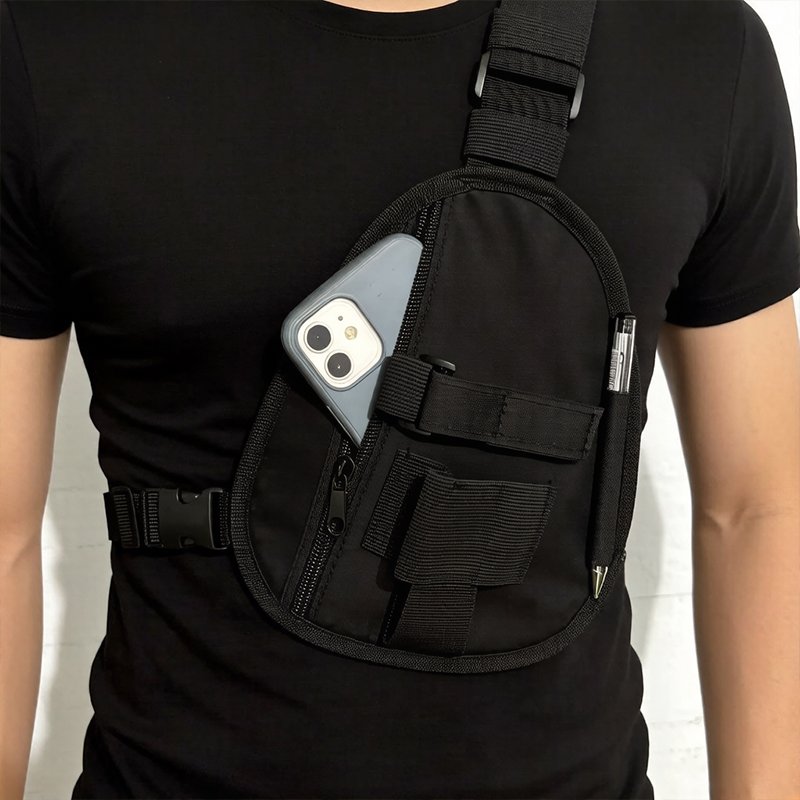 กระเป๋าคาดหน้าอกอเนกประสงค์สำห - Cassette Walkman Belt บทวิจารณ์และราคา