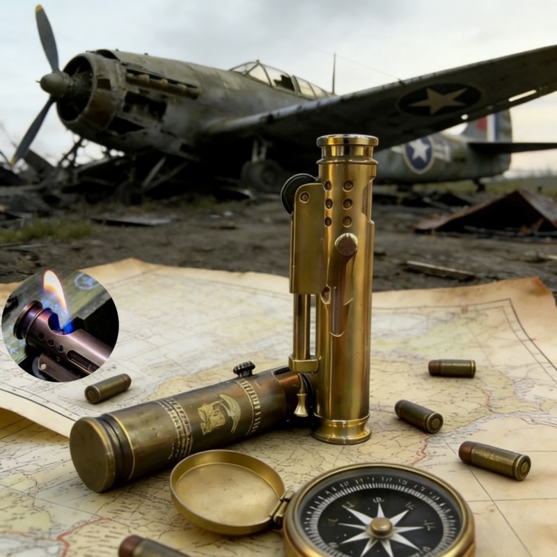 ไฟแช็คทองแดงแท้ทำมือรูปทรงแปลก - Vintage Collectible Lighters บทวิจารณ์และราคา
