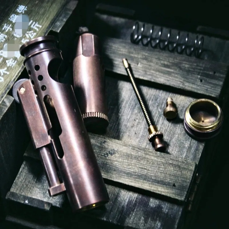 ไฟแช็คทองแดงแท้ทำมือรูปทรงแปลก - Vintage Collectible Lighters บทวิจารณ์และราคา