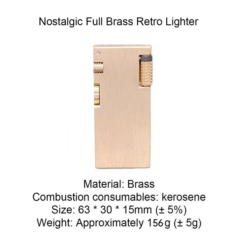 ไฟแช็คทองเหลืองทำมือแบบวินเทจ  - Vintage Collectible Lighters บทวิจารณ์และราคา